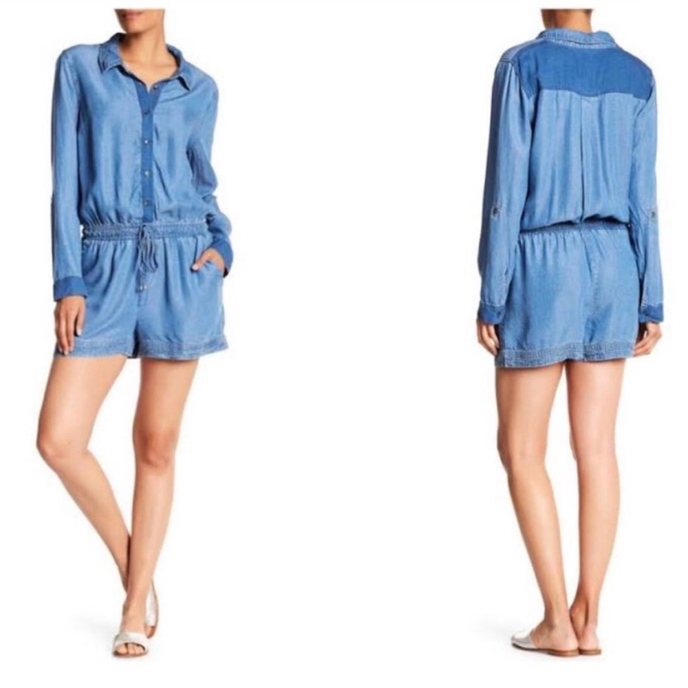 Splendid Light Blue Denim Shirt